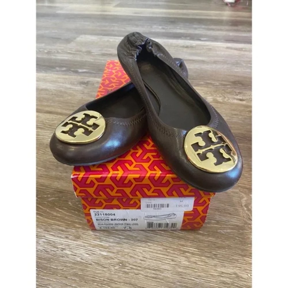 Tory Burch - Ballet Flats - Bison Brown